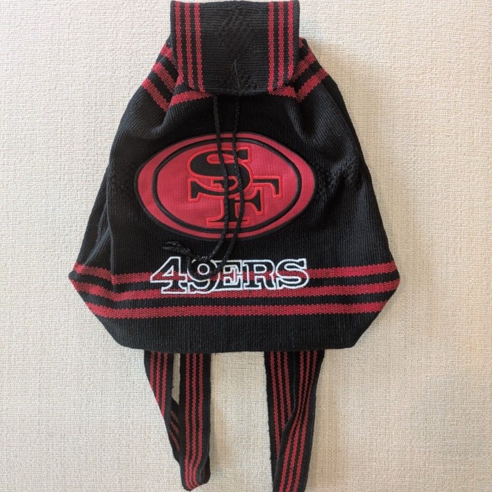 49ers woven backpack